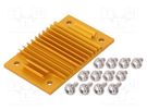 Heatsink: extruded; grilled; BGA; golden; L: 37mm; W: 58mm; H: 6.1mm Advanced Thermal Solutions