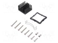 Heatsink: extruded; grilled; black; L: 31mm; W: 31mm; H: 19.5mm Advanced Thermal Solutions