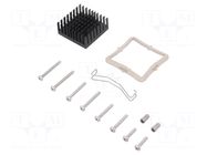 Heatsink: extruded; grilled; BGA; black; L: 35mm; W: 35mm; H: 14.5mm Advanced Thermal Solutions