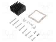 Heatsink: extruded; grilled; black; L: 35mm; W: 35mm; H: 19.5mm Advanced Thermal Solutions