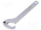 Wrench; hook; Chrom-vanadium steel; L: 280mm; Grip capac: 50÷80mm PROLINE