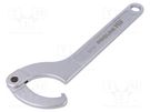 Wrench; hook; Chrom-vanadium steel; L: 345mm; Grip capac: 80÷120mm PROLINE