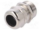 Cable gland; with long thread,with earthing; PG21; IP68; brass LAPP