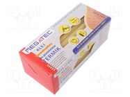 Hot melt glue; Ø: 11mm; yellow; L: 200mm; Bonding: 3÷5s; 50pcs. MEGATEC