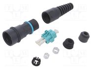 Connector: fiber optic; PIN: 2; multi mode duplex (MM); bayonet BULGIN