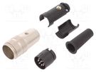 Connector: M16; plug; 680; male; PIN: 8; unshielded; silver plated BINDER