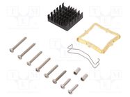 Heatsink: extruded; grilled; black; L: 29mm; W: 29mm; H: 9.5mm Advanced Thermal Solutions