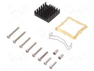 Heatsink: extruded; grilled; black; L: 29mm; W: 29mm; H: 9.5mm Advanced Thermal Solutions
