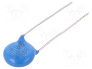 Varistor: metal-oxide; THT; 250VAC; 320VDC; 390V; ±10%; 2.5kA; 61J SR PASSIVES