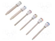 Wrench-set; socket spanner; Torx®; Chrom-vanadium steel; 3/8" WERA