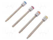 Wrench-set; socket spanner; Bit: Torx®; Chrom-vanadium steel WERA