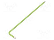 Wrench; hex key,spherical; HEX 2.5mm; Overall len: 113mm WIHA