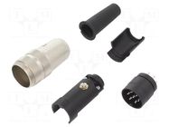 Connector: M16; plug; 680; male; PIN: 7; 32V; unshielded; 5A; IP40 BINDER