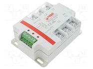 Relay: solid state; 25A; Uswitch: 24÷530VAC; 3-phase; Series: RSR62 RELPOL