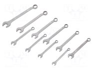 Wrench-set; bent,combination spanner; 10pcs. BAHCO
