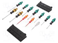 Kit: screwdrivers; Phillips,Pozidriv®,slot; Kraftform XXL 