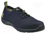 Shoes; Size: 41; yellow-blue; cotton,polyester; with metal toecap DELTA PLUS
