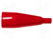 Insulator; 5kV; red; PVC; 173mm; BU-11 MUELLER ELECTRIC