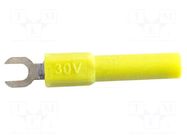 Connector: fork terminals; banana 4mm plug,fork terminal; 60VDC MUELLER ELECTRIC