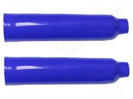 Insulator; blue; PVC; 107mm; 2pcs. MUELLER ELECTRIC