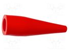 Insulator; 5kV; red; PVC; 65mm; BU-48,BU-50,BU-51,BU-55 MUELLER ELECTRIC