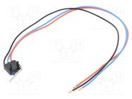 Microswitch SNAP ACTION; 0.1A/100VAC; with lever; SPDT; ON-(ON) OMRON Electronic Components
