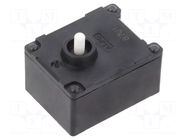 Switch: push-button; Pos: 2; OFF-(ON); Leads: for PCB ALPS