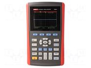 Handheld oscilloscope; 25MHz; LCD TFT 3,5"; Ch: 1; 250Msps; 12kpts UNI-T