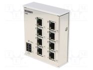 Switch Ethernet; unmanaged; Number of ports: 8; 24VDC; RJ45; IP20 Beckhoff Automation