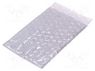 Protective bubble bag; ESD; L: 150mm; W: 100mm; Thk: 148um; <100GΩ EUROSTAT GROUP