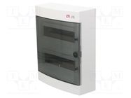 Enclosure: for modular components; IP40; white; No.of mod: 24 ETI POLAM