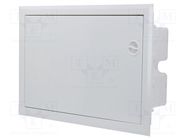 Enclosure: for modular components; IP40; plaster embedded; white ETI POLAM