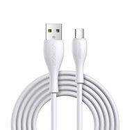 Joyroom Bowling Data Cable S-1030M8 USB-A / USB-C 3A 1m - white, Joyroom