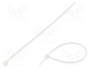 Cable tie; L: 142mm; W: 2.5mm; polyamide; 80N; natural; Ømax: 35mm HELUKABEL