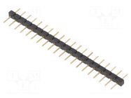 Connector: pin strips; pin header; male; PIN: 20; SL 8; 3A; 250V FISCHER ELEKTRONIK