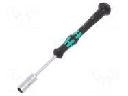 Screwdriver; precision; 6-angles socket; HEX 1/4" WERA