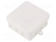 Enclosure: junction box; X: 85mm; Y: 85mm; Z: 40mm; polyetylene; IP55 OBO BETTERMANN