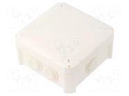 Enclosure: junction box; X: 114mm; Y: 114mm; Z: 57mm; IP66; white OBO BETTERMANN