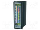 Meter: programmable; digital,mounting; on panel; LED x2; 4-digit LUMEL