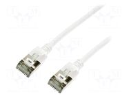 Patch cord; U/FTP; Cat: 6a; RJ45 plug,both sides; stranded; Cu LOGILINK