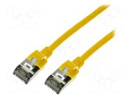Patch cord; RJ45 plug,both sides; U/FTP; 6a; stranded; Cu; 5m LOGILINK