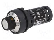 Potentiometer; 22mm; CM22; Ø22.5mm; IP65; 10kΩ; -25÷70°C COBI ELECTRONIC