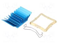Heatsink: extruded; grilled; BGA; blue; L: 29mm; W: 29mm; H: 12.5mm Advanced Thermal Solutions