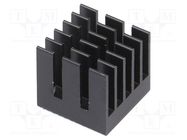 Heatsink: extruded; grilled; BGA; black; L: 15mm; W: 15mm; H: 14.5mm Advanced Thermal Solutions