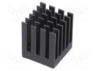 Heatsink: extruded; grilled; BGA; black; L: 17mm; W: 17mm; H: 19.5mm Advanced Thermal Solutions