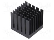 Heatsink: extruded; grilled; BGA; black; L: 25mm; W: 25mm; H: 24.5mm Advanced Thermal Solutions