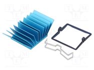 Heatsink: extruded; grilled; BGA; blue; L: 31mm; W: 31mm; H: 17.5mm Advanced Thermal Solutions