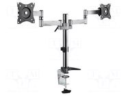 Holder; 8kg; 13÷27"; Arm len: 342mm; Standard: 75x75mm,100x100mm LOGILINK