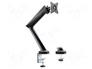 Holder; 8kg; 17÷32"; Arm len: 480mm; Standard: 75x75mm,100x100mm LOGILINK