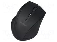 Mouse; black; wireless,optical; DPI change button; No.of butt: 5 LOGILINK
